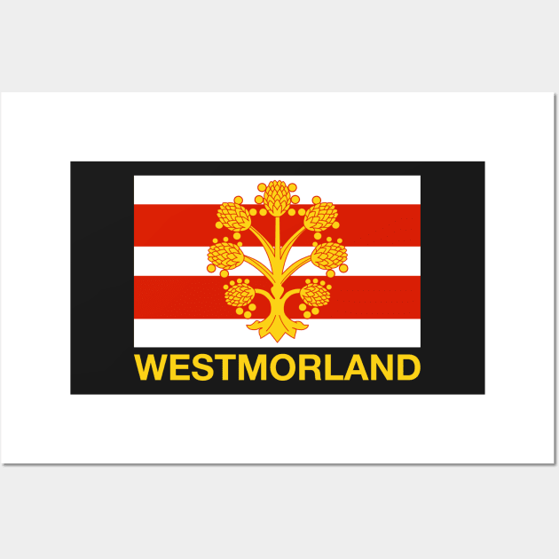 Westmorland County Flag - England Wall Art by CityNoir